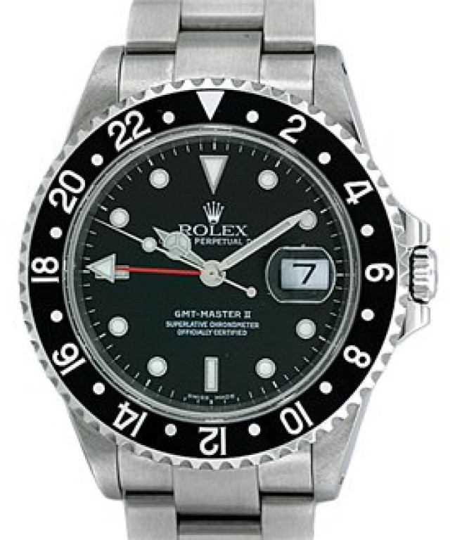 Pre-Owned Rolex GMT-Master II 16710 Black Ceramic 2001